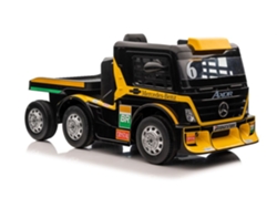 Semirremolque de batería Mercedes Xmx622b, amarillo, pantalla LCD B.active