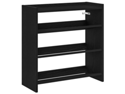 Maison Exclusive - Mueble Zapatero Madera Contrachapada Negro 60x25x62 Cm