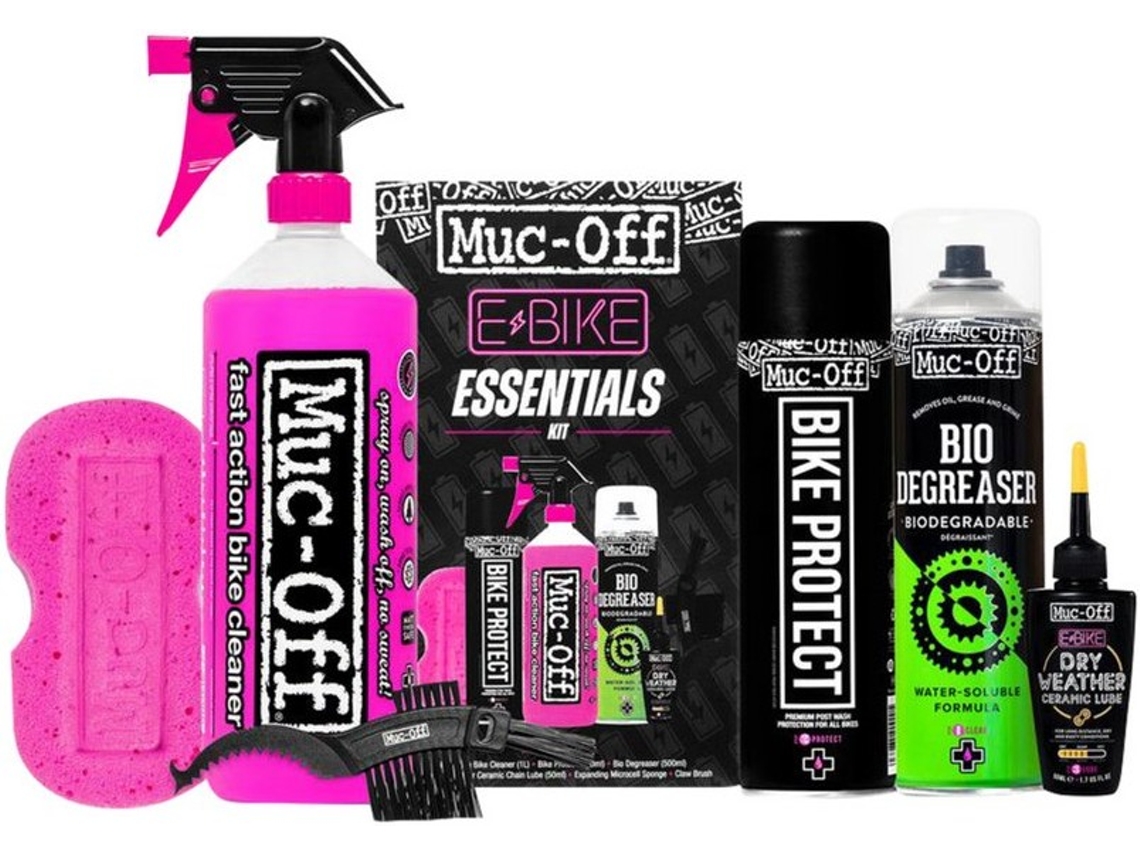 Limpieza MUC-OFF Kit Essentials Proteccion E-Bike