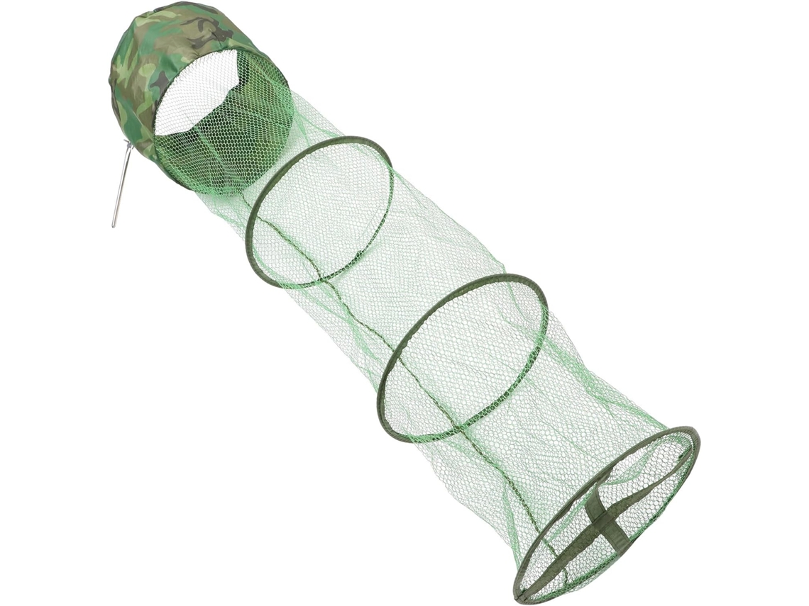 Cesta de red para pesca, 30 cm x 145 cm, para uso exterior.