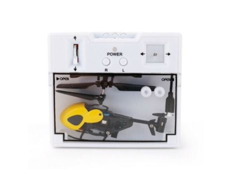 Aviones de Control Remoto Mini Rc Helicóptero Radio Micro Controlador Niños Amarillo