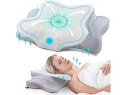 Almofada Ortopédica, Almofada Ergonómica De Apoio Ao Pescoço Feita De Espuma Viscoelástica E Almofada De Pescoço Para Um Sue Ideal*