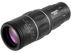 Monocular 16x52 HD IP68 antivaho, adaptador para smartphone, trípode para observación de aves, senderismo, acampada, fauna, negro, Bestvite