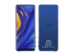 MP3 YIZHOOD M9 Bluetooth 5.0 Pantalla táctil HD HIFI de 3,5 pulgadas Azul
