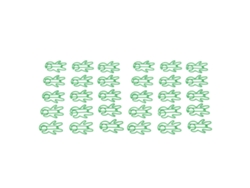 30 clips metálicos antideslizantes con forma humana, pequeños y portátiles, multiusos, para el hogar, la escuela y la oficina.