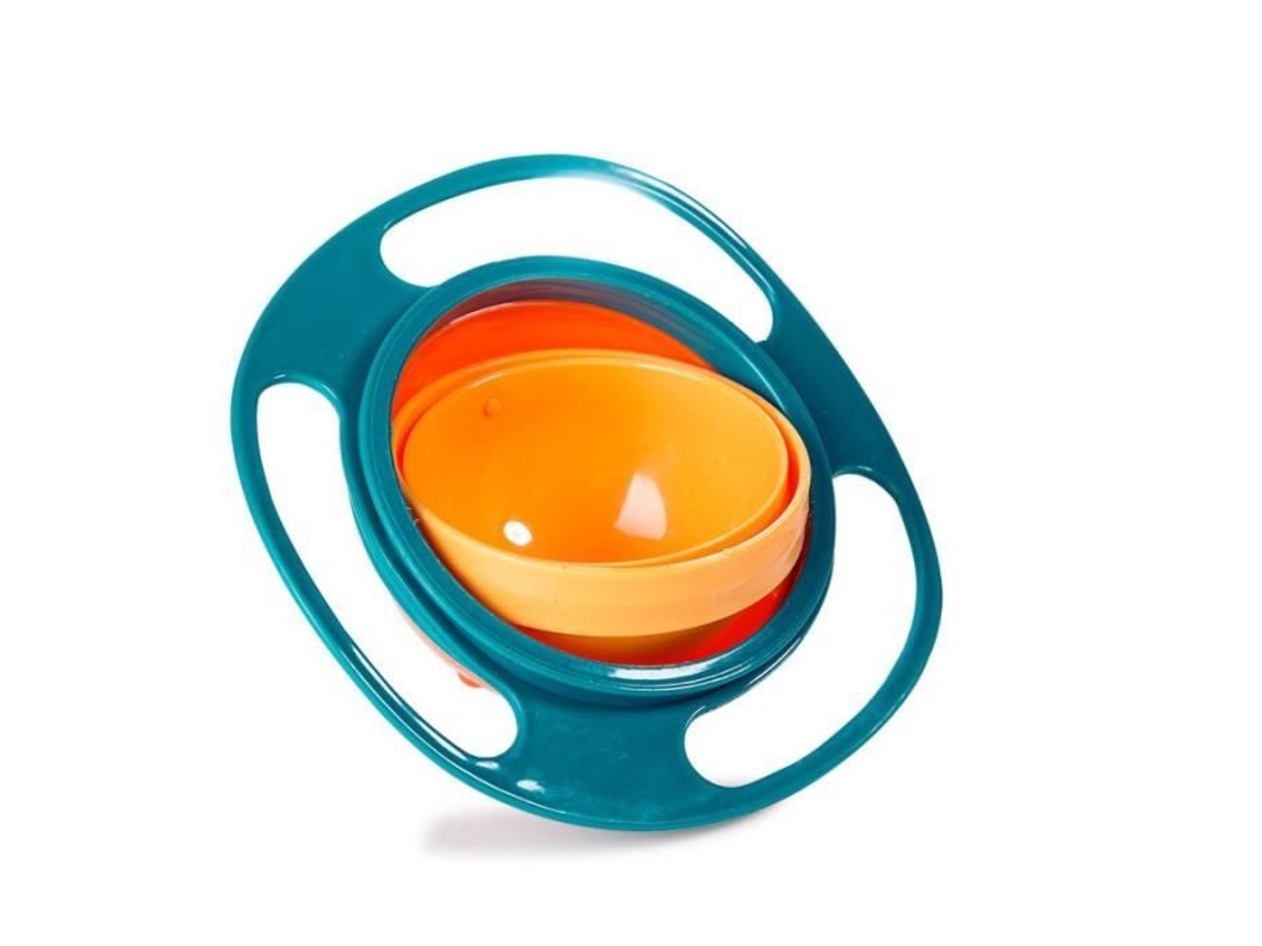 Tazón universal giratorio 360 para niños, platos a prueba de derrames, cuencos para prevenir derrames de alimentos para bebés pequeños, 0AD588F S/BRAND