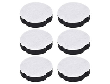 Pacote com 6 filtros para aspirador de pó bissell powerforce série 1520 e 2112