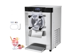 Máquina de helados comercial de 12 l/h con compresor silencioso y tanque de acero inoxidable Tekmaquinas