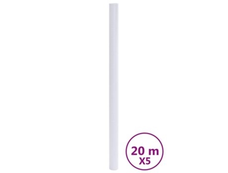 Lámina de ventana esmerilada VIDAXL PVC blanco