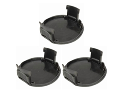 O9l 3 piezas Wa0037 Cubierta de carrete para cortacésped Worx Wg184 Wg190 Wg191 Wg168 Q5w