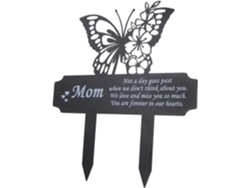 Placa conmemorativa para una tumba en un cementerio, decoración de jardín. Vayotoy