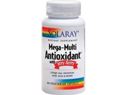 Complemento Alimentar SOLARAY Mega Multi Antioxidante Com Muito Baga (60 cápsulas vegetais)