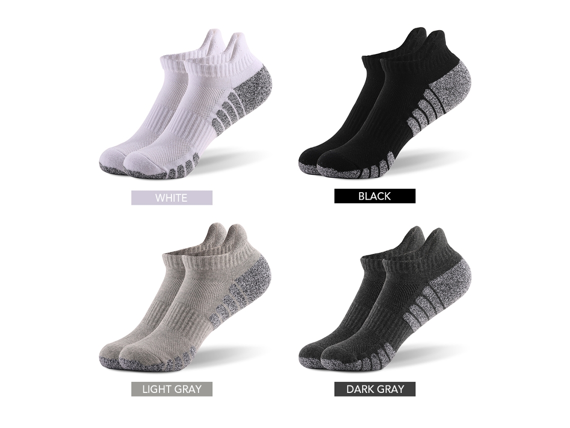 Calcetines Deportivos Cortos, 6 Pares, Cálidos, Absorbentes, Antideslizantes, Invierno/otoño