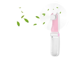 Mini ventilador portátil de bolsillo recargable con cable USB ajustable de 2 velocidades para casa, oficina, viajes al aire libre, Yizhood (rosa)