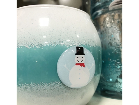 Adhesivo 3D que sale de la pared de tren navideño, trineo de renos y nieve X10 2.5 cm X 2.5 cm