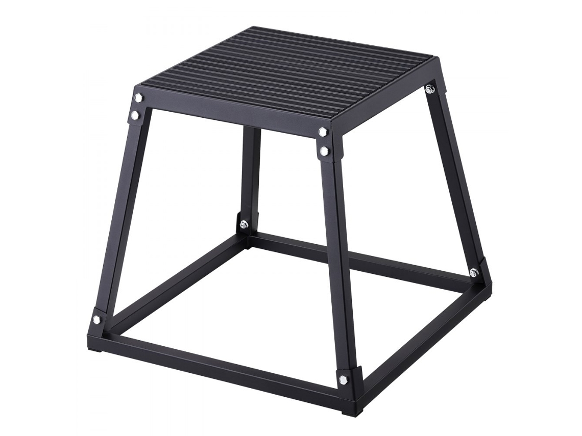 Cajón Pliométrico de Acero Antideslizante para Crossfit y Entrenamiento de Alta Carga Tekmaquinas