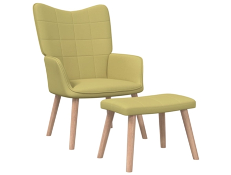 Silla de relajación VIDAXL Verde Tela (61.5x69x95.5 cm)