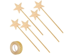 Varitas Mágicas YOUDOIT (Dorado - Madera - 23 cm)