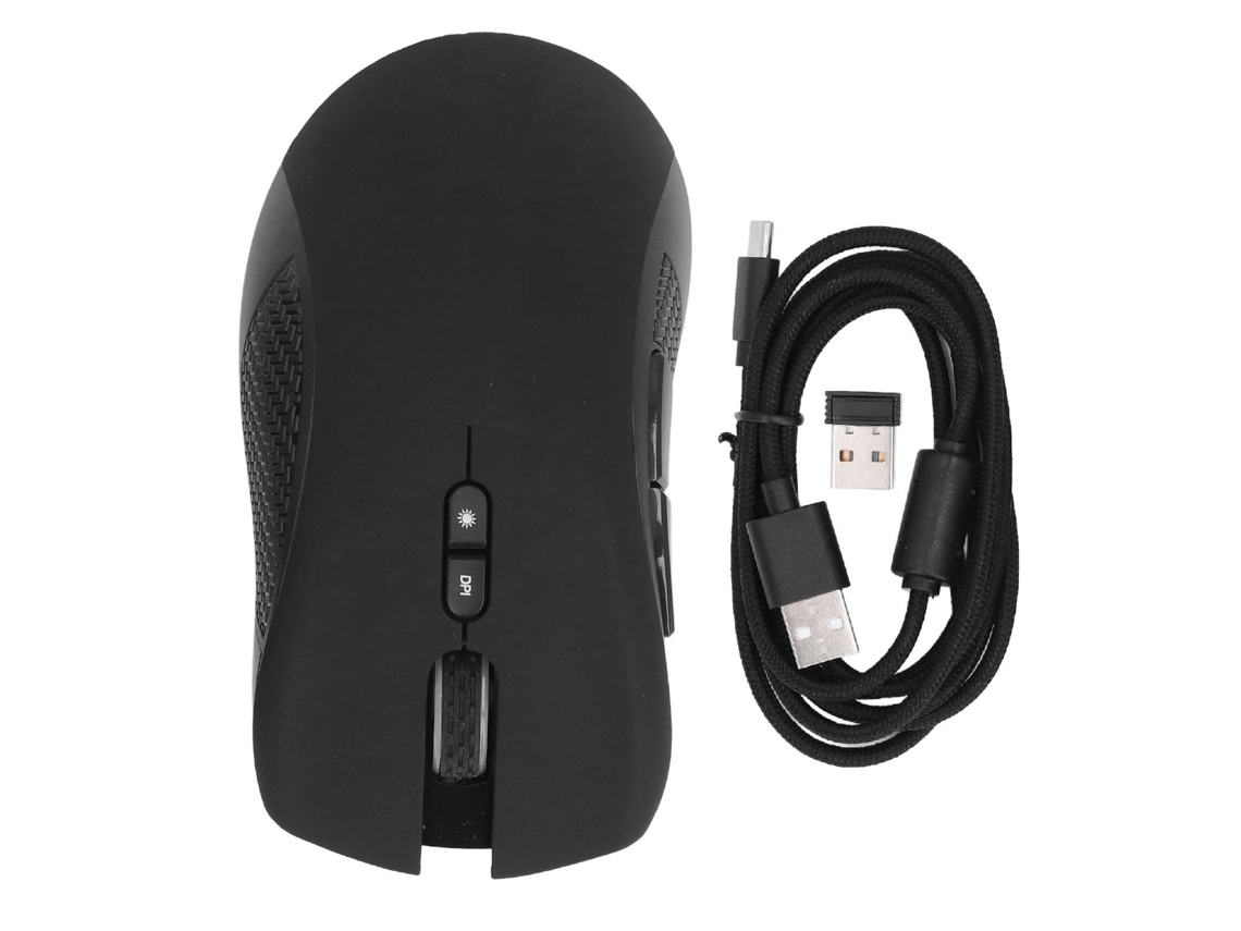 Ratón Con Cable Bluetooth 2.4g De 3 Modos Con Dpi Ajustable, 10000 Hz, Para Juegos Y Uso De Oficina, Cable De 1,5 M.