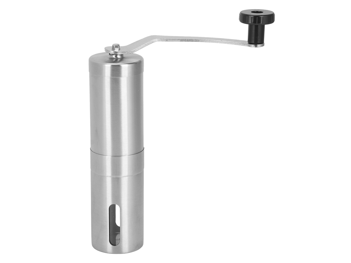 Molinillo De Café Manual Portátil De Acero Inoxidable Con Mango Ergonómico Para Uso Doméstico Y De Oficina.