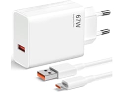 Kit De Carregamento Usb-a De 67 W + Cabo De Dados, Compatível Com Dispositivos Mini.