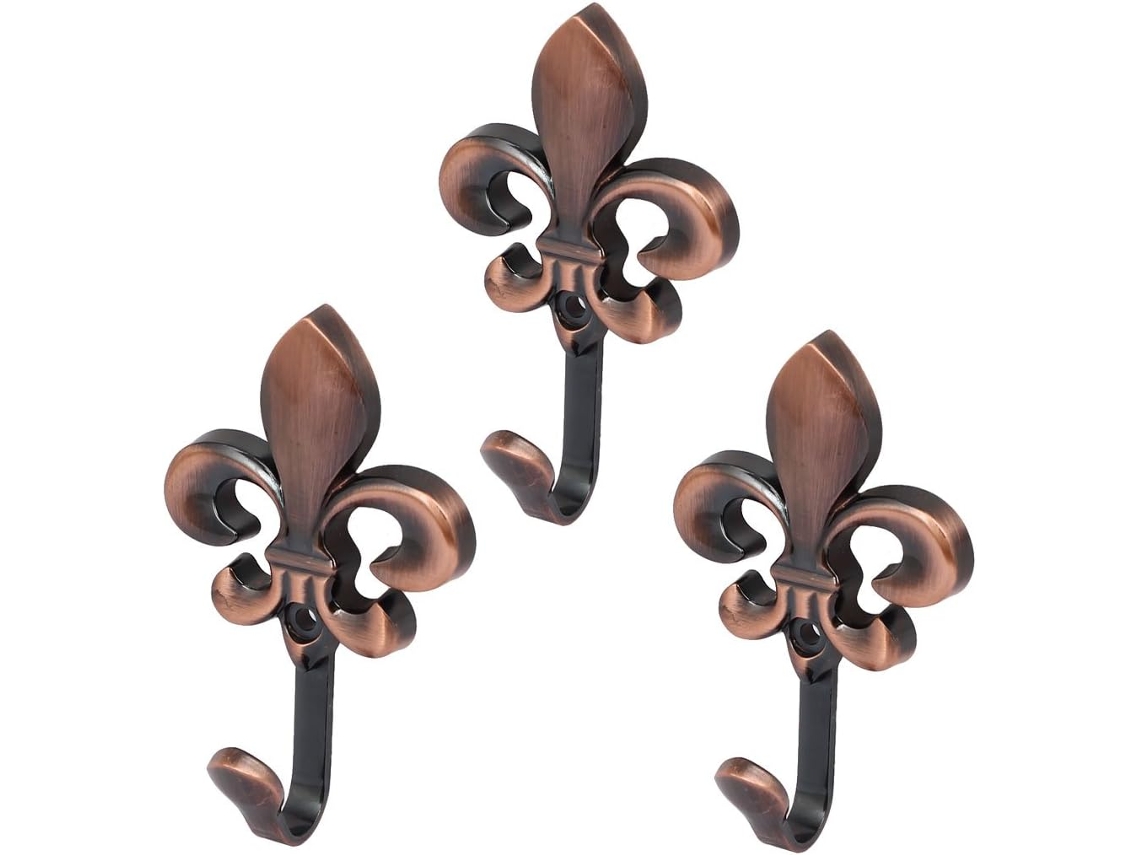 Colgador De Pared De Metal Con Gancho Individual En Forma De Flor