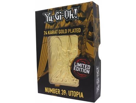 Juego de Cartas KONAMI Ygo 24K Gold Metal Plated Collective Utopia