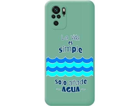 Carcasa Xiaomi Redmi Note 10 / 10S TUMUNDOSMARTPHONE Agua Verde