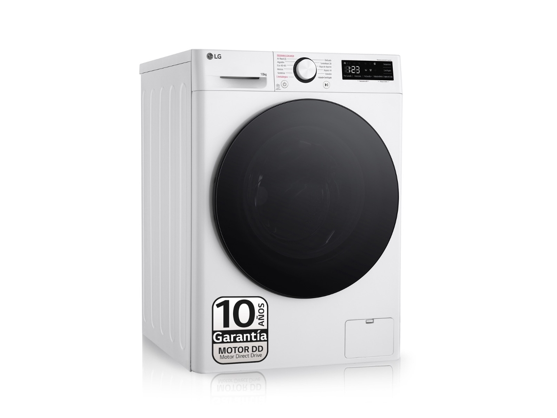 Lavadora LG F4WR6010AGW (10 kg - 1400 rpm - Blanco)
