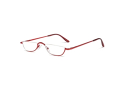 FNINIJEDE Óculos De Leitura Clássicos Com Design De Meia Armação, Design De Meia Armação Superior Plana, Armação De Metal, Lentes De Meia Lua Para Visão Nítida,