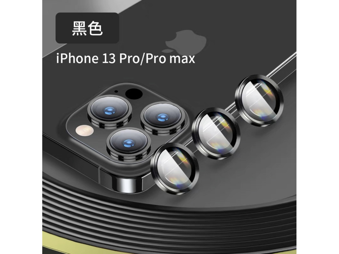 Padrão Cd - Preto, Pacote Com 3 Unidades De 14pro/14promax (capa De Cristal)