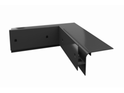 Perfil de alero de aluminio Renoplast® W30r 200cm Grafito  Acabados de Terrazas y Balcones  Suelos ventilados elevados