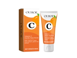 Gel limpiador facial suave con vitamina C para una piel sana.