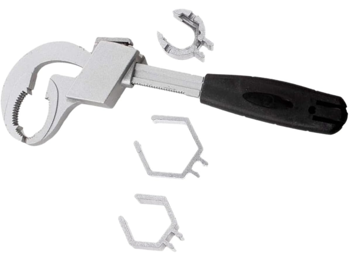 Llave multifunción de doble extremo HEALEVED, de tamaño pequeño para grifos y fregaderos.