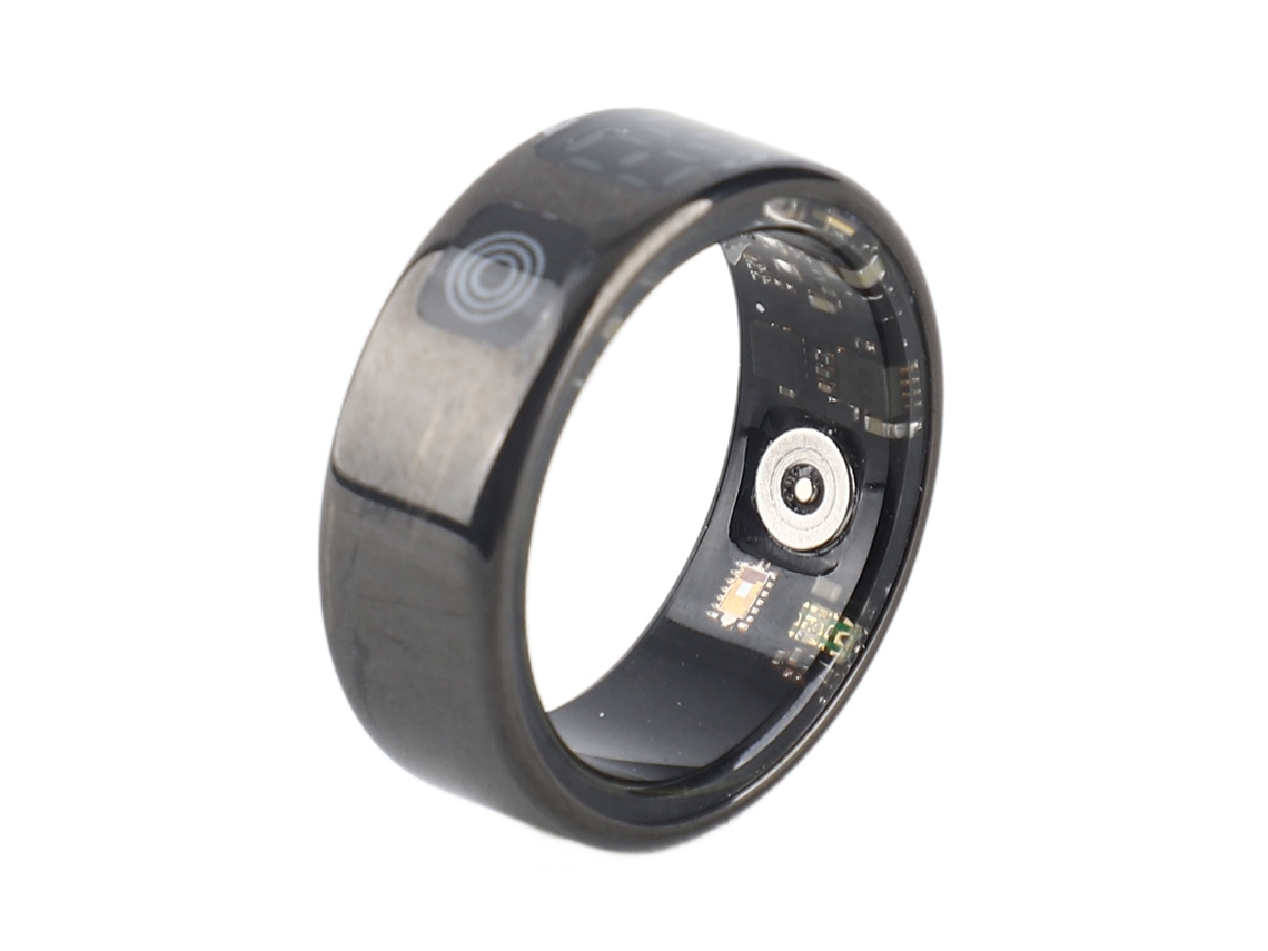 Anillo Inteligente Con Pantalla App Impermeable Ip68 Anillo De Fitness De Acero Inoxidable Negro 9