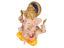 Estatua De Ganesha, Dios Elefante Indio, Escultura Hindú, Resina, Decorativa, Jardín, Hogar.