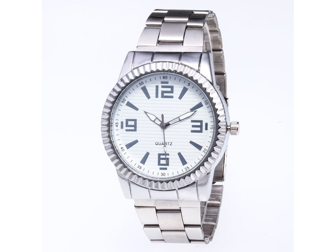 Reloj De Pulsera Unisex De Cuarzo Zhoulianfa Zlf0444-g Plata Blanco