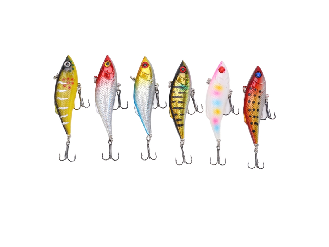 Encendedores de pesca de hundimiento rápido, 6 unidades, 8 cm/10 g