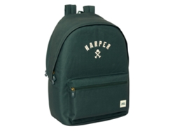 Mochila para portátil con puerto USB Harper Neyer (verde oscuro)