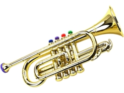 Trompeta de juguete musical para niños.