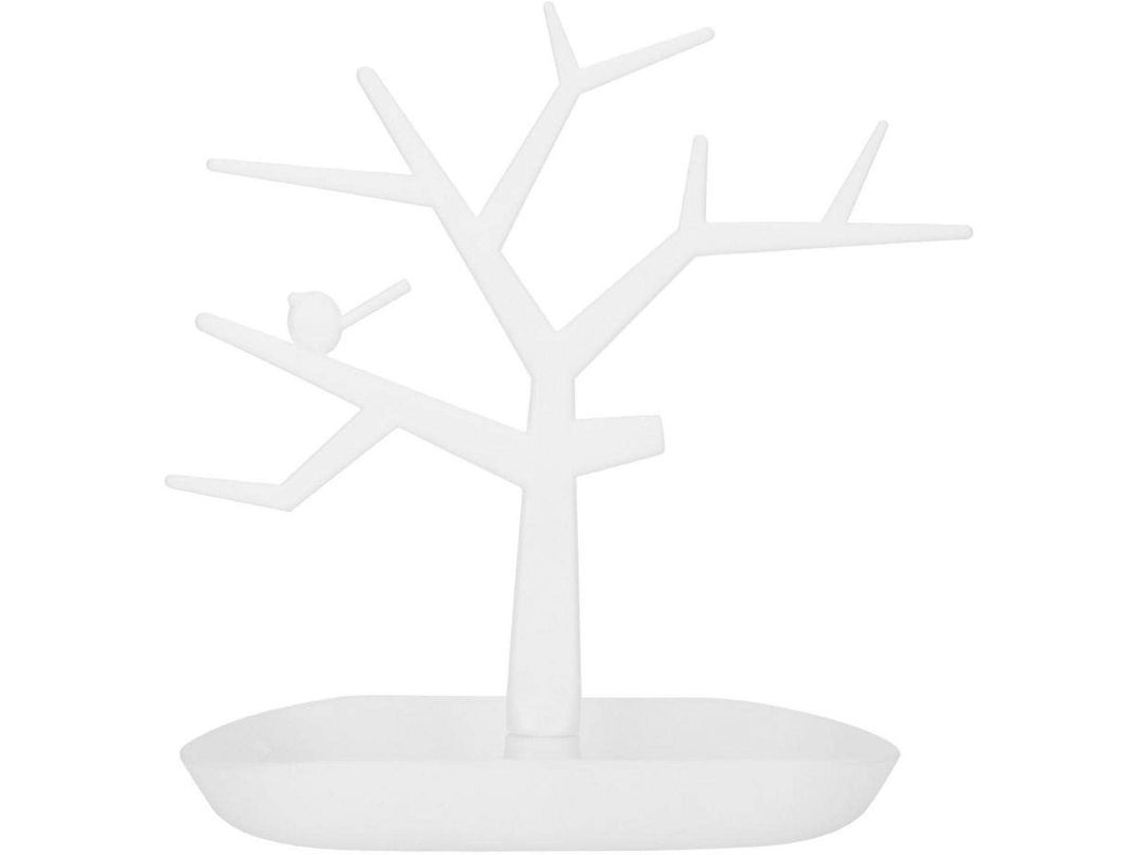 Árbol De Joyería Metal, Soporte Para Joyas Colgante, Organizador De Pendientes, Pulseras, Anillos Y Collares (blanco)