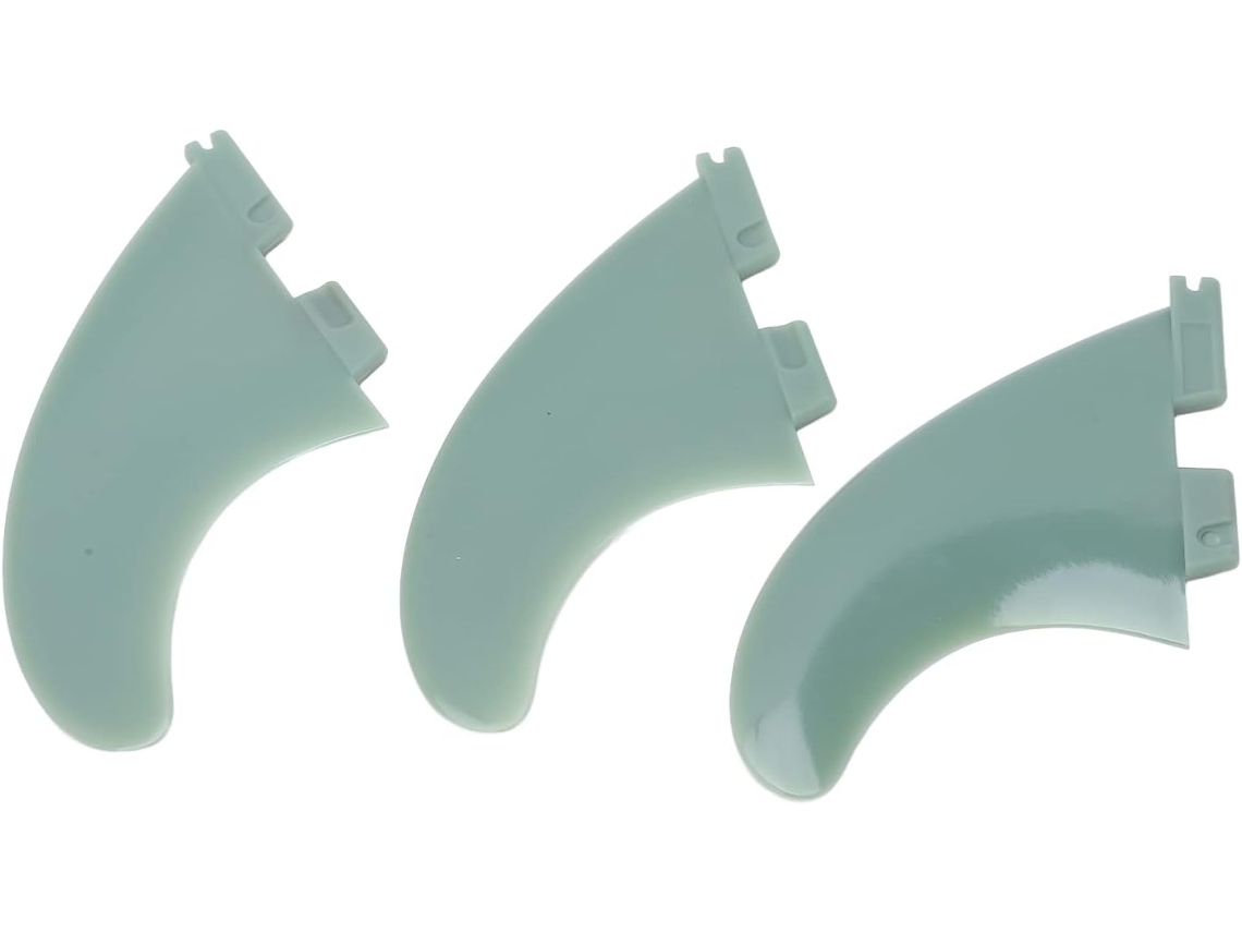 Ensemble D'ailerons De Queue Planche Surf En Fiber Verre Verte, Aileron Propulseur Durable Et
