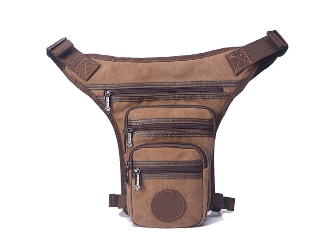 2026-bolsa De Cintura Cruzada Para Hombres Y Mujeres, Linjou, Deporte Outdoor Viaje, Marrón Claro