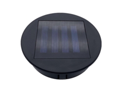 Omni-2 Peças De Tampa De Substituição Para Lâmpadas Solares, Redonda Impermeável Com Sensor De Luz, Diâmetro 8cm, Plástico Como Se Muestra