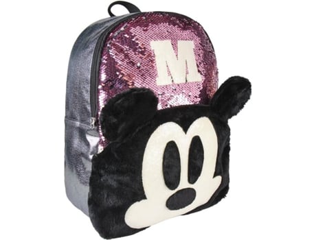 Mochila MICKEY MOUSE (Rosa - Poliéster - 42x30x13 cm)