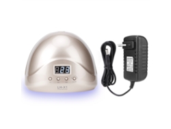 Lámpara de manicura LED profesional Kkml de 52 W con secador de esmalte de uñas en color champán.