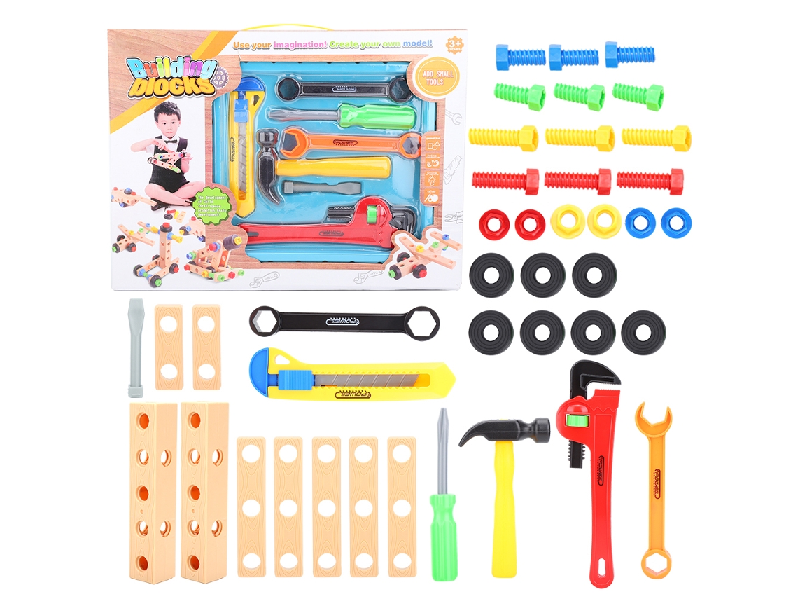 Ats-bloques De Construcción Desmontables Inteligentes De Plástico Juguete Educatsivo Diy Para Niños