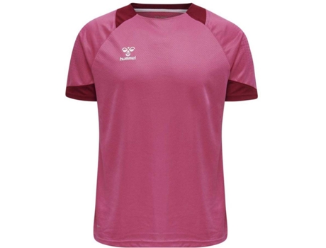 Camiseta de Hombre para Fútbol HUMMEL Lead Poly Rosa (2XL)