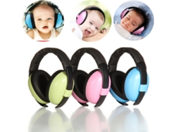 Almohadillas Para Los Oídos  Auriculares Antirruido Para Dormir Para Bebés (Verdes) EIFSON