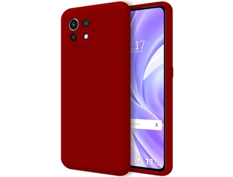 Carcasa Xiaomi Mi 11 Lite 4G / 5G / 5G NE TUMUNDOSMARTPHONE Silicona Líquida Rojo